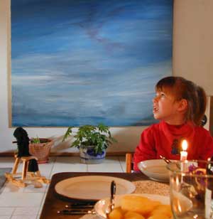 Lea am Tisch